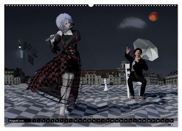 Produktbild: Theater paradox (Wandkalender 2026 DIN A2 quer), CALVENDO Monatskalender