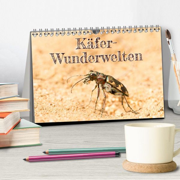 Produktbild: K&auml;fer-Wunderwelten (Tischkalender 2026 DIN A5 quer), CALVENDO Monatskalender