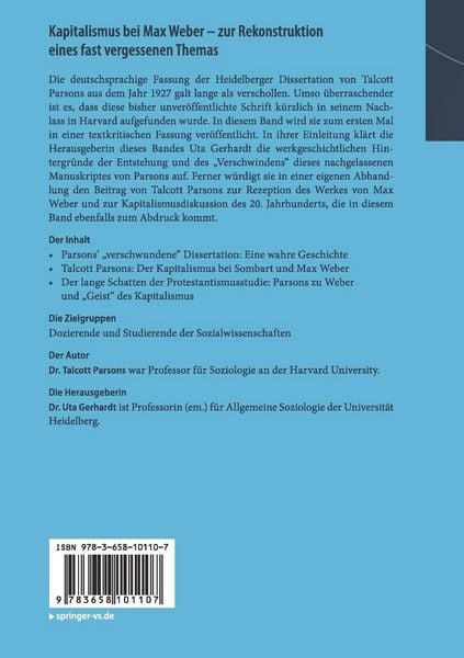 Produktbild: Kapitalismus bei Max Weber - zur Rekonstruktion eines fast vergessenen Themas