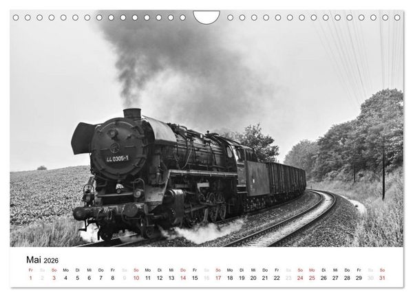 Produktbild: Dampfloks in der DDR (Wandkalender 2026 DIN A4 quer), CALVENDO Monatskalender