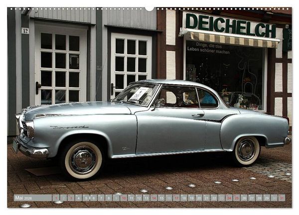 Produktbild: Oldtimer vergangenger Jahrzehnte (hochwertiger Premium Wandkalender 2026 DIN A2 quer), Kunstdruck in Hochglanz