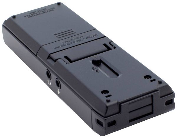 Produktbild: OM System WS-883 Digitales Diktierger&auml;t Aufzeichnungsdauer (max.) 2080 h Schwarz