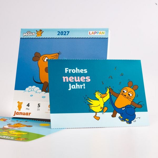 Produktbild: Der Kalender mit der Maus - Postkartenkalender 2027