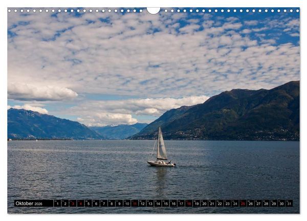 Produktbild: Lago Maggiore - Der malerische See in Italien und der Schweiz (Wandkalender 2026 DIN A3 quer), CALVENDO Monatskalender