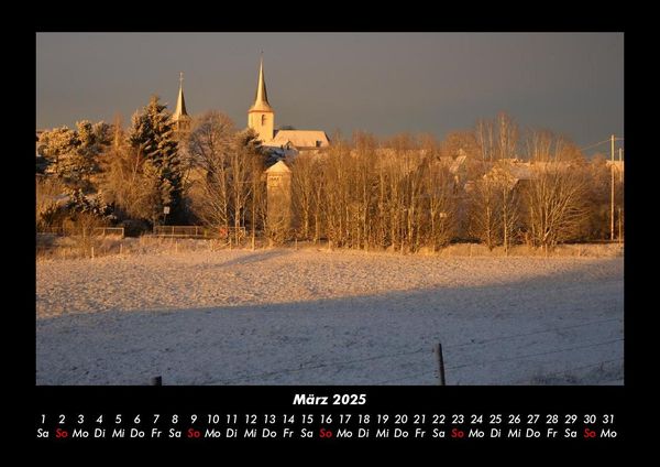 Produktbild: Landschaftskalender 2025 Fotokalender DIN A3