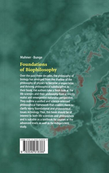 Produktbild: Foundations of Biophilosophy