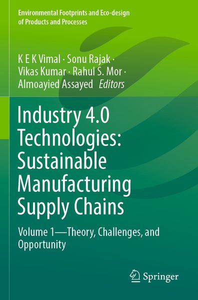 Produktbild: Industry 4.0 Technologies: Sustainable Manufacturing Supply Chains