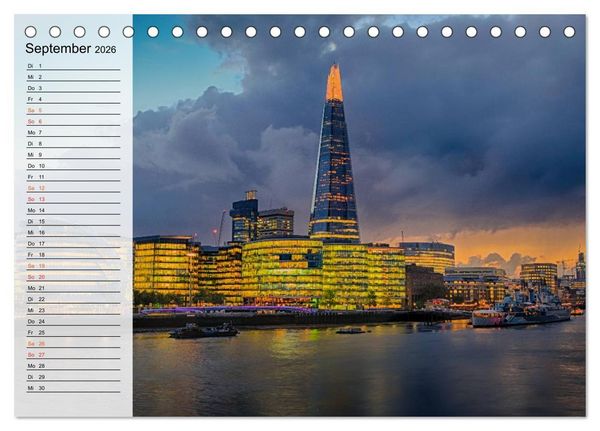 Produktbild: Wundervolles London (Tischkalender 2026 DIN A5 quer), CALVENDO Monatskalender