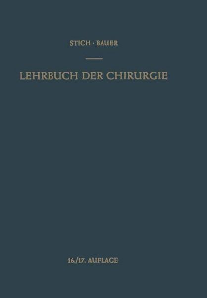 Produktbild: Lehrbuch der Chirurgie