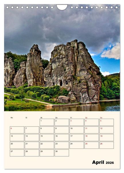 Produktbild: Deutschland. Deutsche Lande, vielf&auml;ltig und bunt (Wandkalender 2026 DIN A4 hoch), CALVENDO Monatskalender