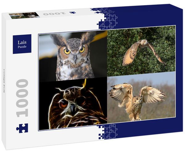Produktbild: Lais Puzzle Collage Eule 1000 Teile