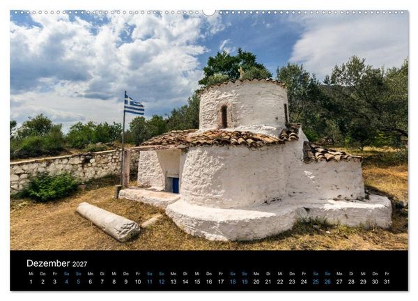Produktbild: Peloponnes, Griechisches Urgestein von grandioser Sch&ouml;nheit. Die Regionen Argolis, Korinthia und Attika (hochwertiger Premium Wandkalender 2027 DIN A2 quer), Kunstdruck in Hochglanz
