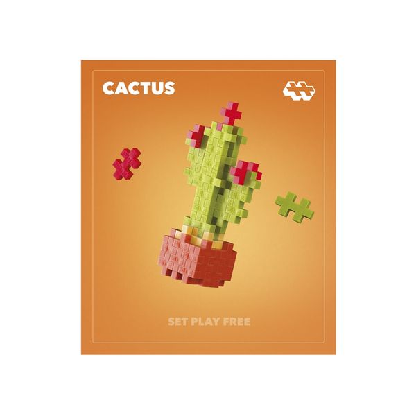 Produktbild: PLUS PLUS - 48 Kreativ Bausteine Kaktus