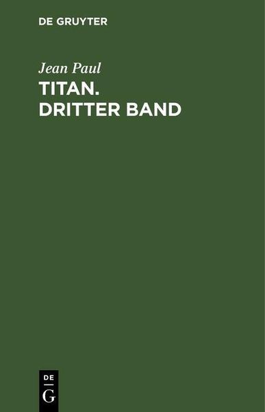 Produktbild: Titan. Dritter Band