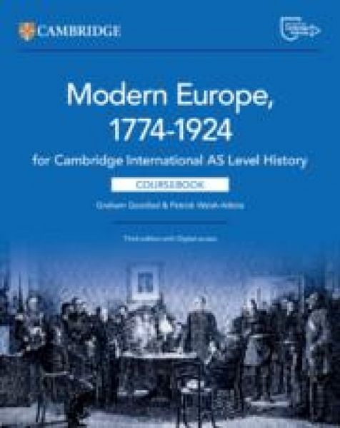 Produktbild: Cambridge International as Level History Modern Europe 1774-1924 Coursebook with Digital Access (2 Years)
