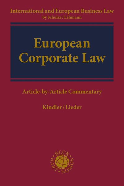 Produktbild: European Corporate Law