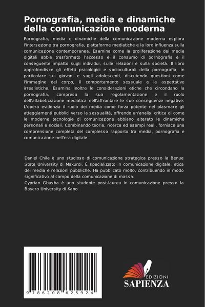 Produktbild: Pornografia, media e dinamiche della comunicazione moderna