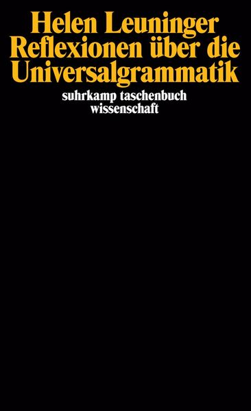 Produktbild: Reflexionen &uuml;ber die Universalgrammatik