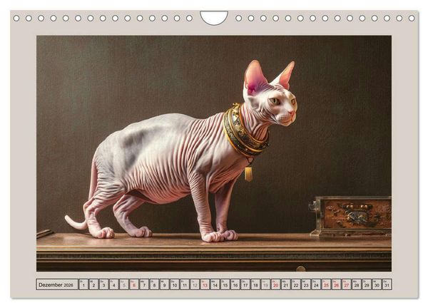 Produktbild: Sphinx Katzen. Eleganz auf leisen Pfoten (Wandkalender 2026 DIN A4 quer), CALVENDO Monatskalender