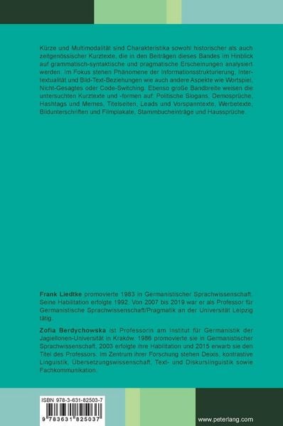 Produktbild: Aspekte multimodaler Kurzformen