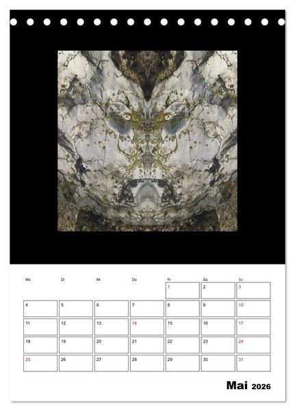 Produktbild: Nature's Faces (Tischkalender 2026 DIN A5 hoch), CALVENDO Monatskalender