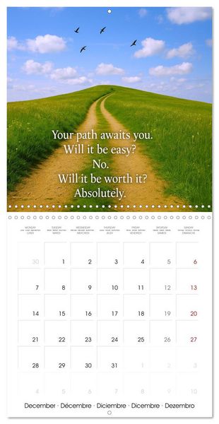Produktbild: Let the moment guide you (Wall Calendar 2026 12 &times; 12 Inch) CALVENDO 12 Month Wall Calendar