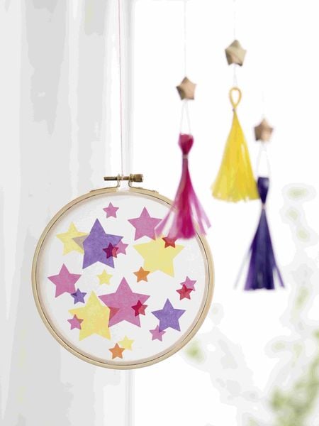 Produktbild: Folia Transparentpapierheft 42g/m&sup2; 14x20cm, 10 Blatt, farbig sortiert