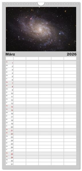 Produktbild: Familienplaner 2026 - Distant Luminosity: Eine fotografische Reise durch das Universum mit 5 Spalten (Wandkalender, 21 x 45 cm) CALVENDO