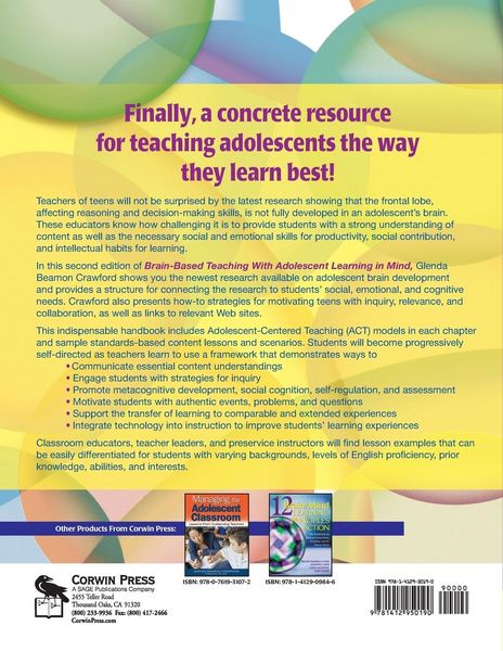 Produktbild: Brain-Based Teaching with Adolescent Learning in Mind