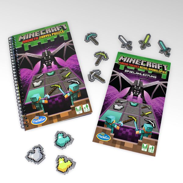 Produktbild: ThinkFun Minecraft: Das Magnetische-Reisespiel - Logikspiel ab 8 Jahre