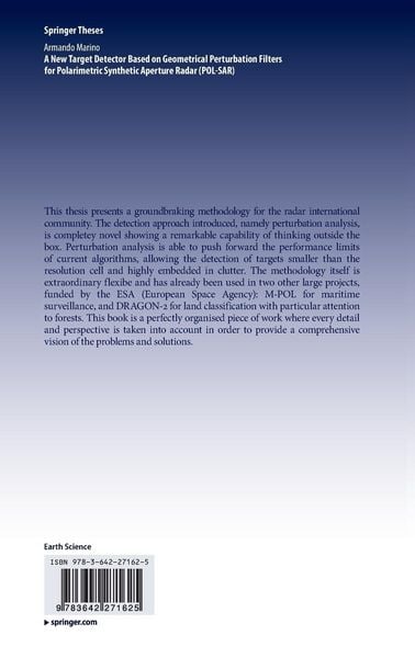 Produktbild: A New Target Detector Based on Geometrical Perturbation Filters for Polarimetric Synthetic Aperture Radar (POL-SAR)