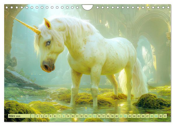 Produktbild: Eine zauberhafte Fantasiewelt (Wandkalender 2026 DIN A4 quer), CALVENDO Monatskalender