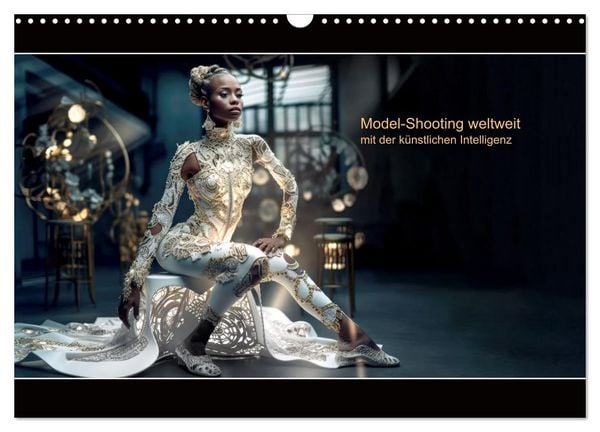 Produktbild: Model-Shooting weltweit mit der k&uuml;nstlichen Intelligenz (Wandkalender 2026 DIN A3 quer), CALVENDO Monatskalender