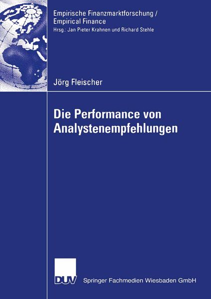 Produktbild: Die Performance von Analystenempfehlungen
