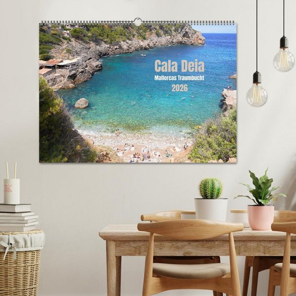 Produktbild: Cala Deia - Mallorcas Traumbucht (Wandkalender 2026 DIN A2 quer), CALVENDO Monatskalender
