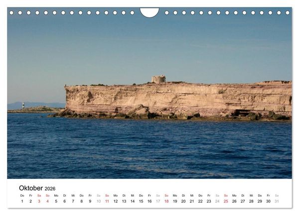 Produktbild: Ibiza & Formentera (Wandkalender 2026 DIN A4 quer), CALVENDO Monatskalender