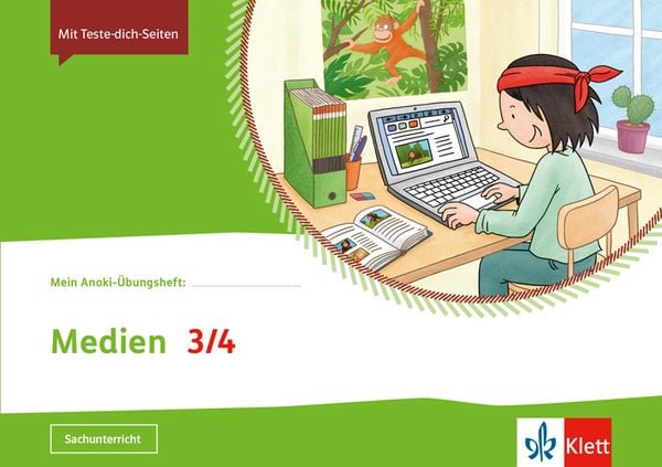 Mein Anoki-Übungsheft. Medien 3/4. Übungsheft Klasse 3/4, Geheftet von , Klett Schulbuchverlag, 978-3-12-162253-5