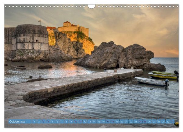 Produktbild: Dubrovnik - Croatia The beauty of the Dalmatian coast (Wall Calendar 2026 DIN A3 landscape), CALVENDO 12 Month Wall Calendar