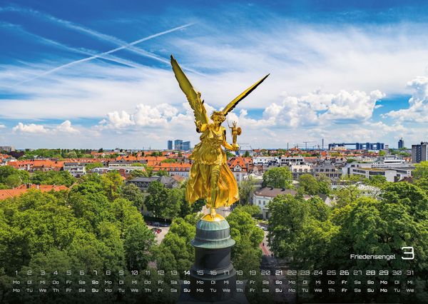 Produktbild: M&uuml;nchen - Zwischen Alpenblick und Altstadtflair - 2027 - Kalender DIN A3