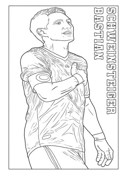 Produktbild: Fu&szlig;ball-Malbuch STARS & LEGENDEN der deutschen Nationalmannschaft mit &uuml;ber 60 Motiven zum Ausmalen und Steckbriefen zu jedem Spieler