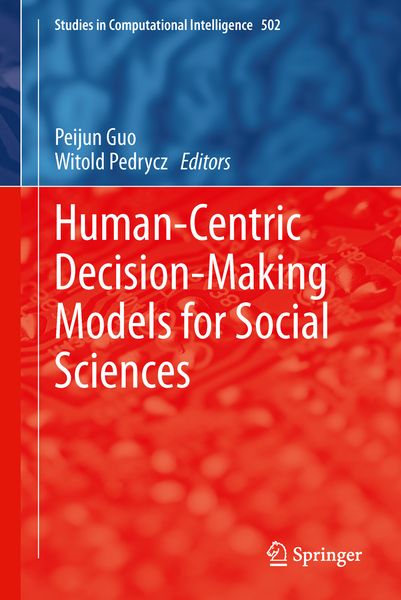 Produktbild: Human-Centric Decision-Making Models for Social Sciences