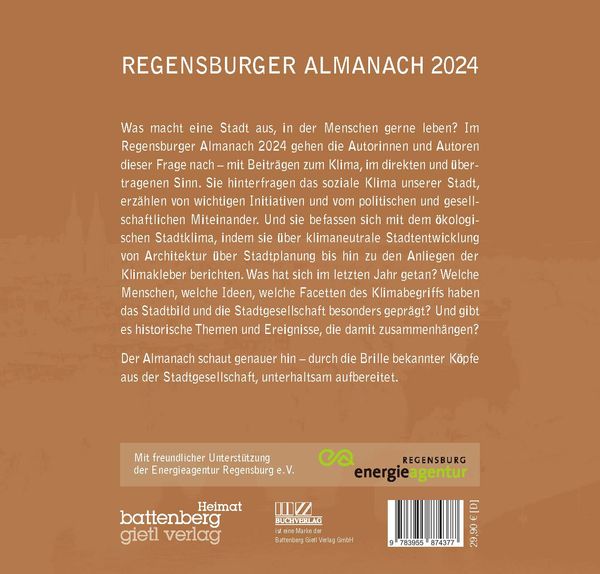 Produktbild: Regensburger Almanach 2024