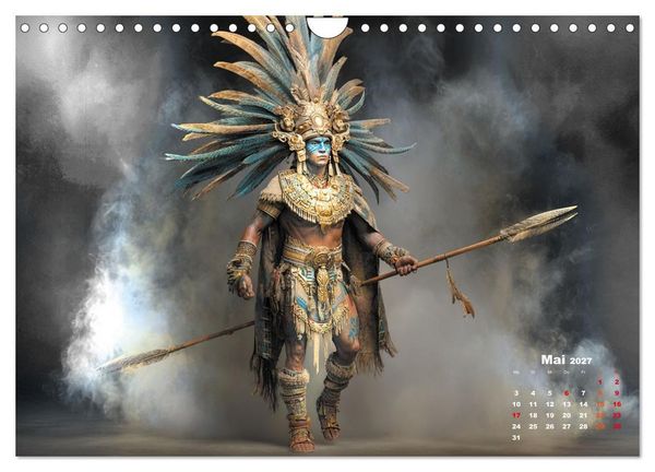 Produktbild: Azteken - Im Glanz der ewigen Sonne (Wandkalender 2027 DIN A4 quer), CALVENDO Monatskalender