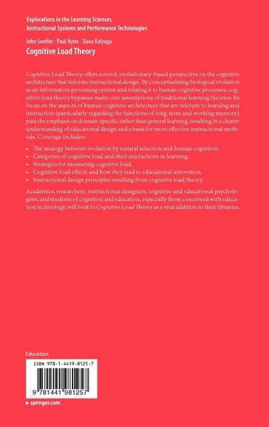 Produktbild: Cognitive Load Theory