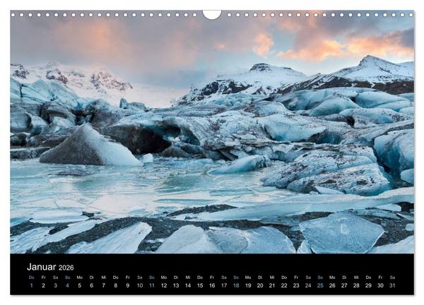 Produktbild: Traumziel Island 2026 (Wandkalender 2026 DIN A3 quer), CALVENDO Monatskalender