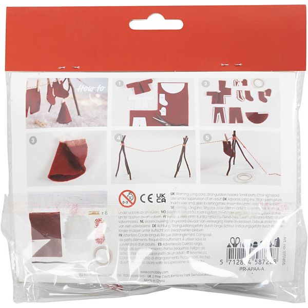 Produktbild: W&auml;sche, Mini-Kreativ-Set f&uuml;r Wichtelt&uuml;re