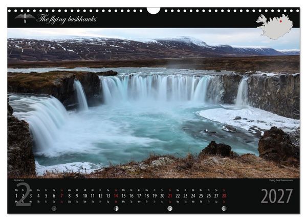 Produktbild: Island Blickwinkel 2027 (Wandkalender 2027 DIN A3 quer), CALVENDO Monatskalender