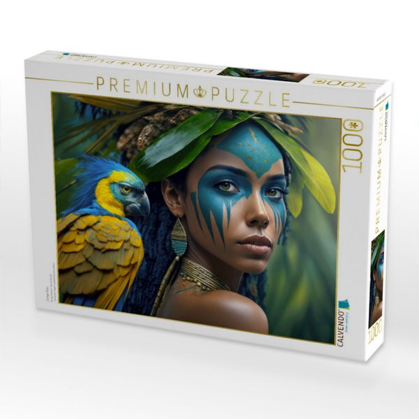 Produktbild: CALVENDO Puzzle Junge Frau | 1000 Teile Lege-Gr&ouml;&szlig;e 64x48cm Foto-Puzzle f&uuml;r gl&uuml;ckliche Stunden