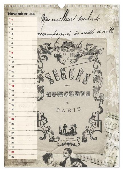 Produktbild: Vintage Welten (Wandkalender 2026 DIN A3 hoch), CALVENDO Monatskalender