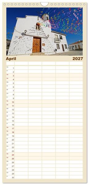 Produktbild: Familienplaner 2027 - Costa Blanca - Spaniens wei&szlig;e K&uuml;ste mit 5 Spalten (Wandkalender, 21 x 45 cm) CALVENDO
